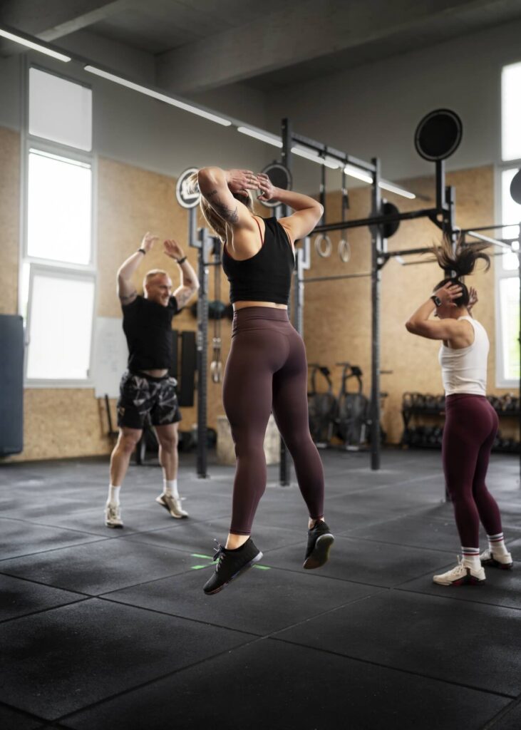 burpees podskok