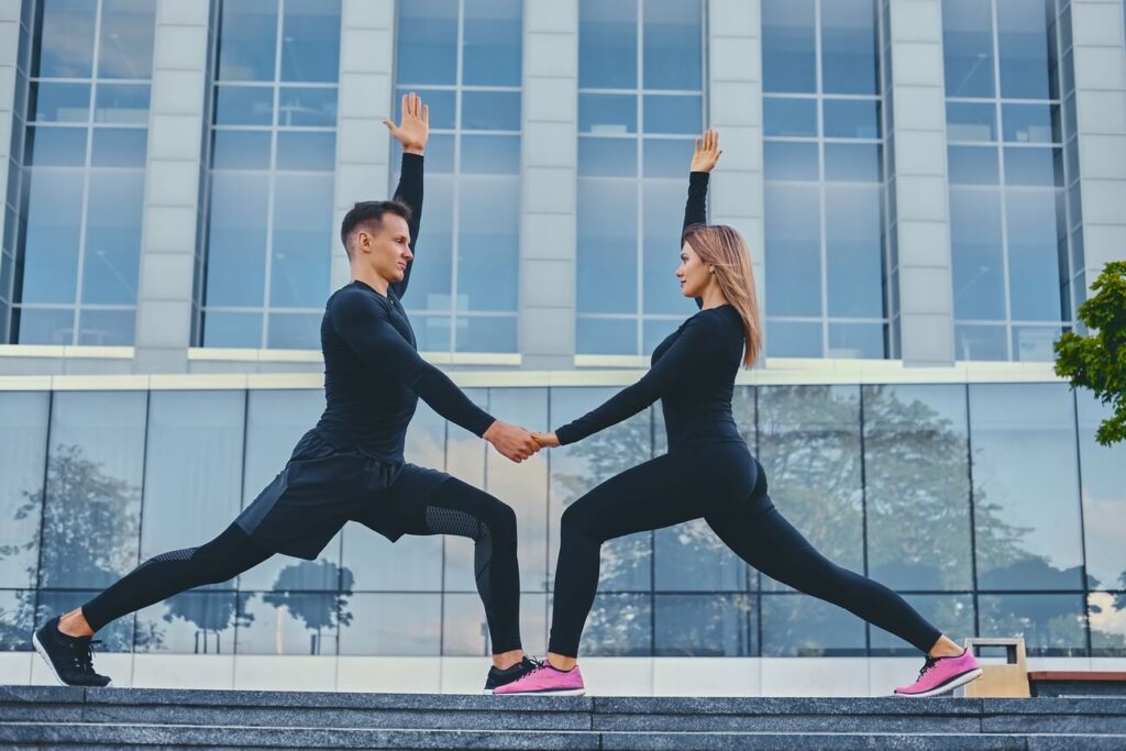 Full body workout dla początkujących trening w parze