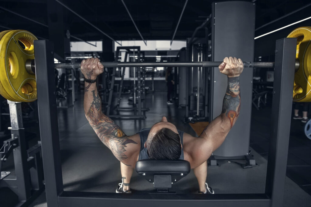 WOD CrossFit wyciskanie sztangi