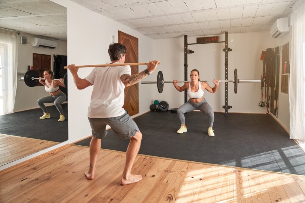crossfit w domu trening w domowej siłowni