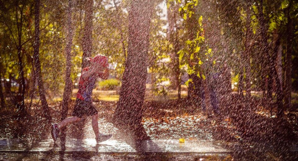 Bieganie w deszczu