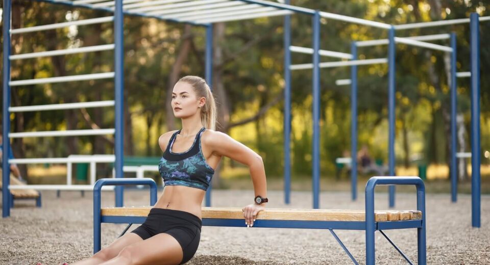 Pompki szwedzkie ćwiczenia na zewnątrz